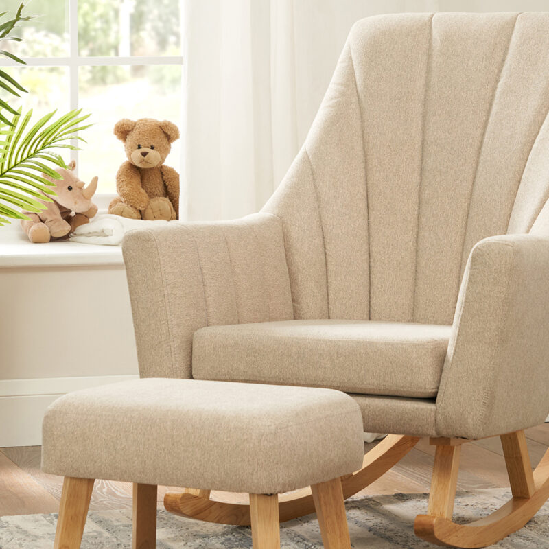 Jonah Rocking Chair & Foot Stool Set