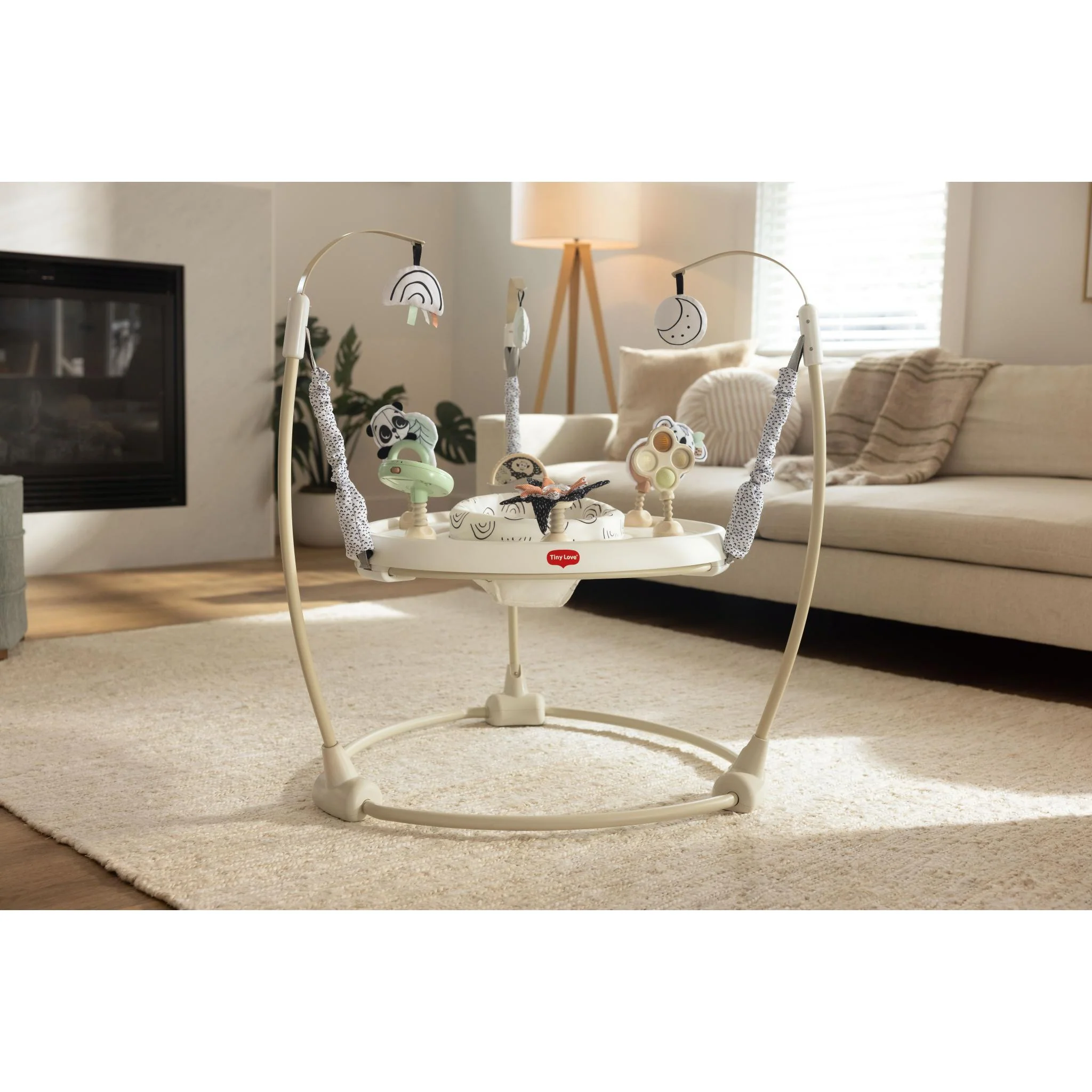 Black & White Décor 4-in-1 Jump & Play Activity Center - Image 15
