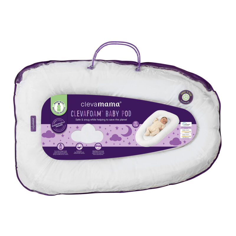 ClevaFoam® Baby Pod- White (0-6m)
