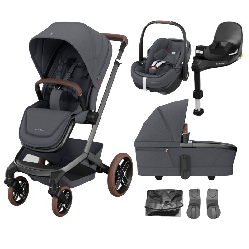 FAME PRAM 9 PIECE PREMIUM BUNDLE & PEBBLE 360 PRO2 KIT