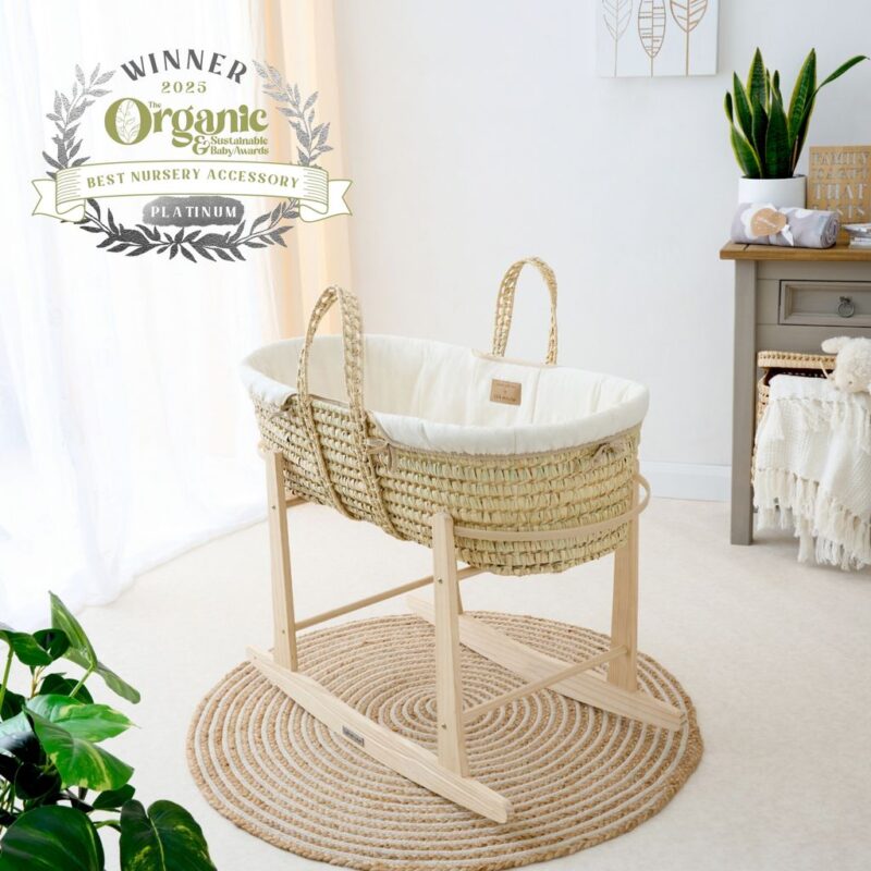 Organic Palm Moses Basket