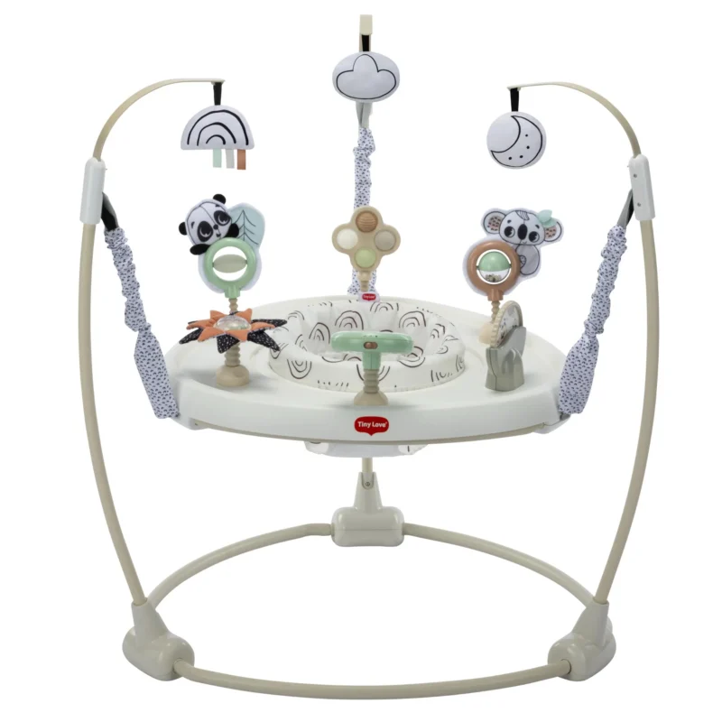 Black & White Décor 4-in-1 Jump & Play Activity Center