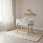 Crochet Moses Basket & Rocking Stand